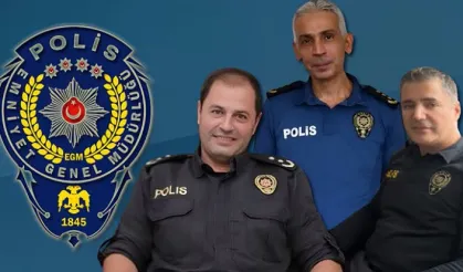 Edirne'nin üç ilçesinde Emniyet Müdürleri yer değiştirdi