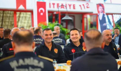 Manisa'da Başkan Dutlulu'dan itfaiye personeline teşekkür