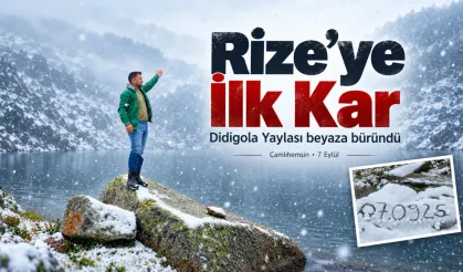 Rize beyaza büründü!