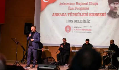 Ankara'nın başkent oluşu türkülerle kutlandı