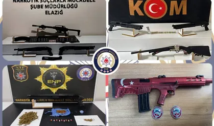 Elazığ'da aranan 70 hükümlü yakalandı
