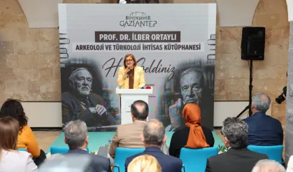 Gaziantep'te İlber Ortaylı Kütüphanesi açıldı
