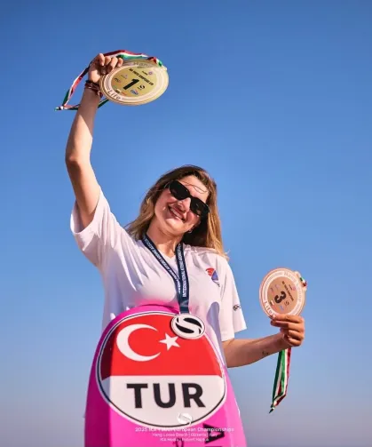 Genç sporcu Derin Deniz'den Avrupa şampiyonluğu