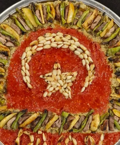 MasterChef Efe'den Türk bayrağı figürlü Tokat Kebabı!