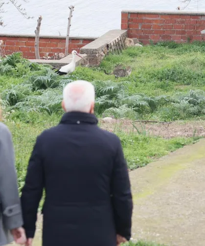 Başkan Bozbey'den Yaren Leylek'e ziyaret