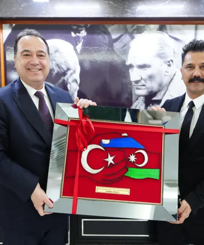 Manisa'da Azerbaycan Kültür Derneği'nden dostluk ziyareti