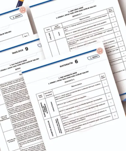 MEB'den eğitimde ikinci dönem örnek soru dağılımları