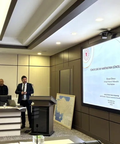 Türkiye Diri Fay Haritası Güncelleme Projesi Nihai Çalıştayı tamamlandı