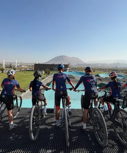 Kayseri'de BMX parkuruna gençlerden büyük ilgi