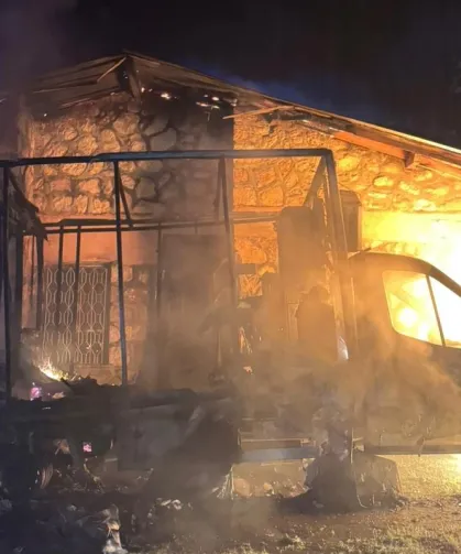 Adıyaman'da yangın