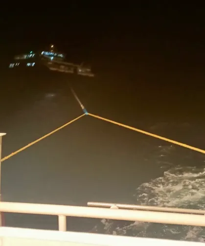 Fethiye açıklarında arızalanan tekne kurtarıldı