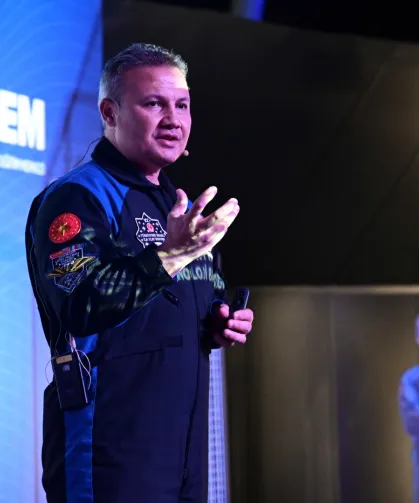 Gezeravcı, GUHEM'de uzay yolculuğunu anlattı