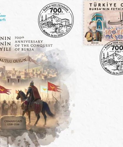 PTT'den Bursa'nın fethine özel anma pulu