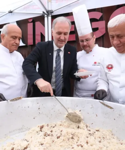 7 bölgenin 7 pilavı Bursa İnegöl'de tanıtıldı