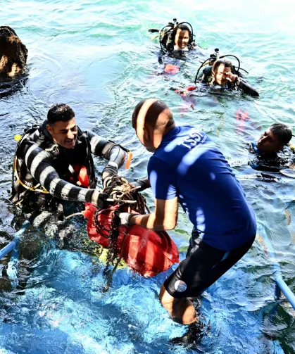 Antalya'da denizden çıkan atıklar sanat eserine dönüşecek