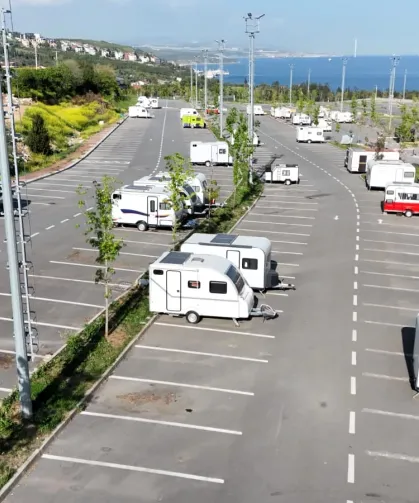Darıca'da karavan denetimi... Kaydı olmayan karavanlar çekilecek