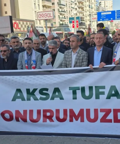 Kudüs'ün kardeş şehri Mardin'den Ortak Ses: 5 Dilli Tepki
