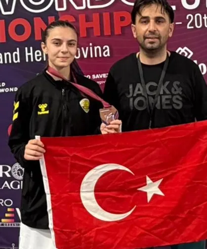 Emine Rana Adıgüzel Avrupa üçüncüsü oldu