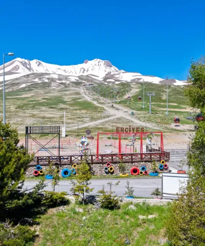 Erciyes'te Çocuk Bisiklet ve Aktivite Parkı sezonu açıldı