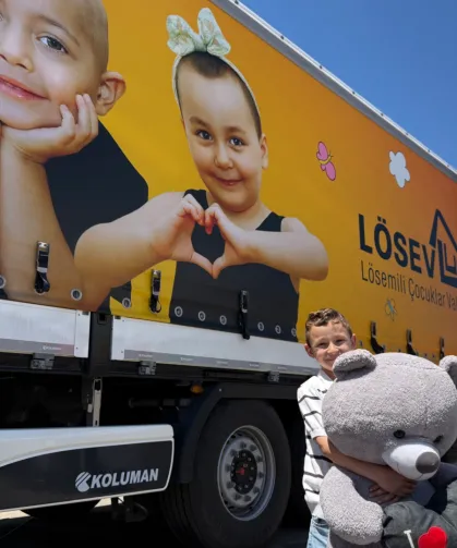 LÖSEV'in 'İyilik Tırı' Marmaralı ailelerle buluştu