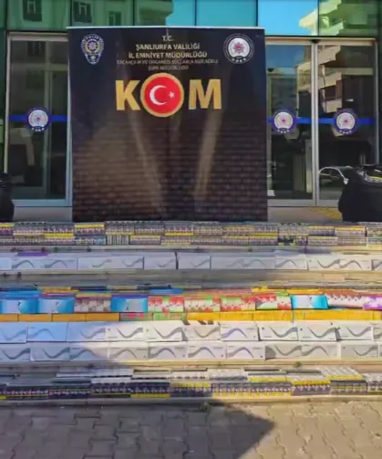 Şanlıurfa'da kaçak sigara operasyonu: 1 tutuklama
