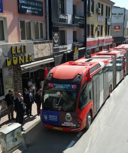 Bursa İnegöl Metrobüs Hattında İlk Test Sürüşü Başarıyla Tamamlandı