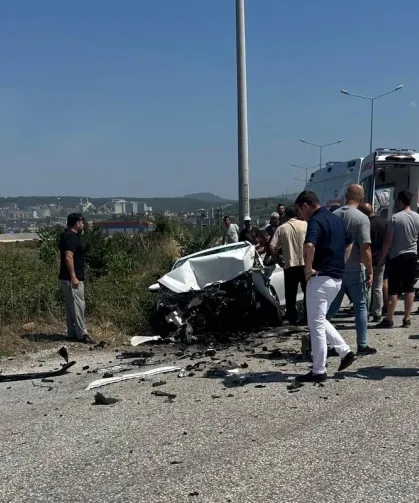 Düzce Kuzey Çevre Yolu'nda kaza: 1 yaralı