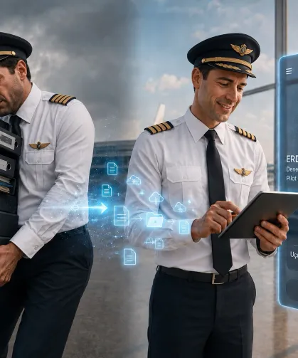 Pilotların uçuş kayıtlarında dijital dönem başlıyor