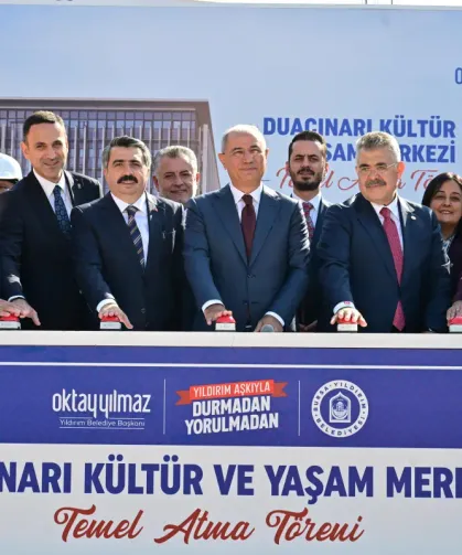 Bursa Yıldırım'da 2 milyarlık dev projede ilk harç döküldü