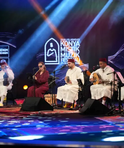 Konya'da Mistik Müzik Festivali devam ediyor