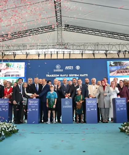 Trabzon'da raylı sistem için butona basıldı!