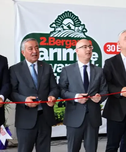 2. Bergama Tarım ve Hayvancılık Fuarı törenle açıldı