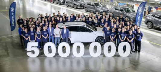 Hyundai Çek fabrikasında 5 milyonuncu aracını üretti