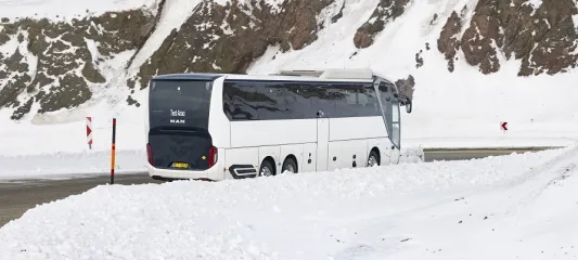 Erzurum ve İsveç'te 'elektrikli otobüs' kar ve buza meydan okudu