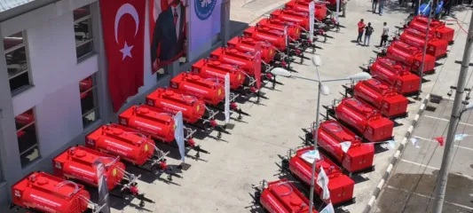 Manisa'da Orman Yangınlarına Karşı 200 Yeni Su Tankeri Göreve Başlıyor