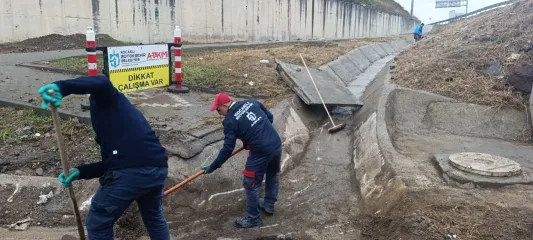 Kocaeli'de yağışa karşı hızlı ve yoğun mesai