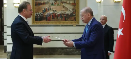 Cumhurbaşkanı Erdoğan, 5 ülkenin Büyükelçisini kabul etti