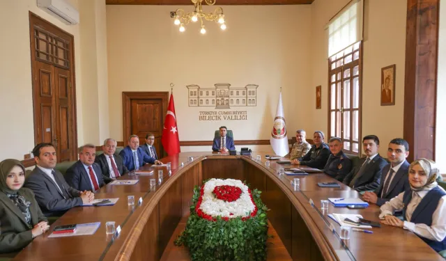 Bilecik’te 'Asayiş ve Güvenlik' masaya yatırıldı