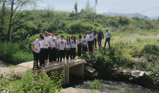 Bursa Gemlik'te mavi dedektiflerden farkındalık