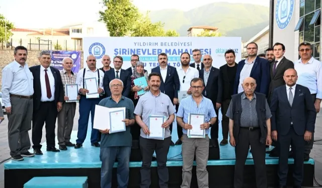 Bursa Yıldırım'da yılların sorunu çözülüyor