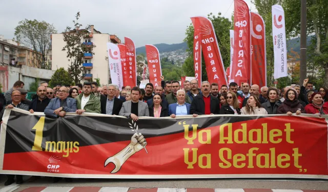 Bursa'da 1 Mayıs coşkusu