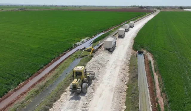 Büyükşehir, karayolları standartlarında yol yapıyor