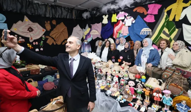 Çayırova'da el emeği, göz nuru eserler görücüye çıktı
