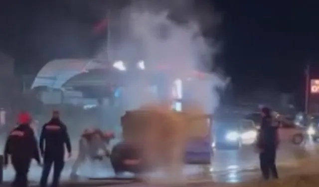 Düzce'de bir araç yangını daha!