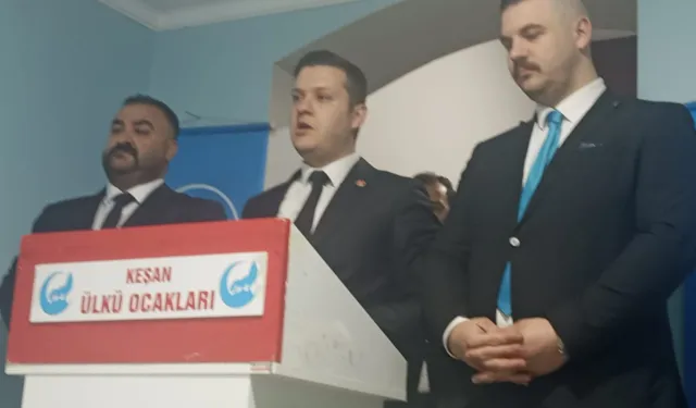 Edirne'de Keşan Ülkü Ocakları'nda görev değişimi