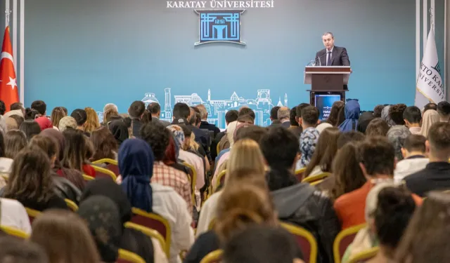 Hakan Aran'dan KTO Karatay öğrencilerine ilham verdi