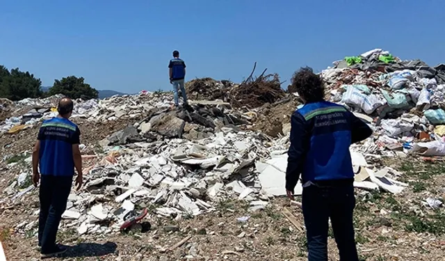 İzmir Gaziemir'de açık alana atığa 1,8 milyar TL 'çevre' cezası!