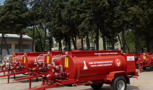 İzmir’in orman köylerinde yangınla mücadele filosu büyüyor