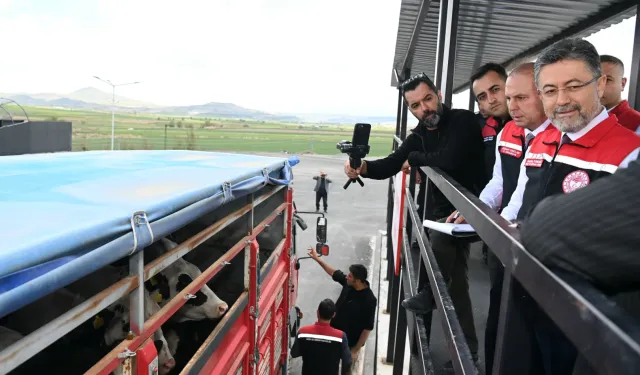 Kayseri beşinci kontrol noktası oldu... Veteriner Yol Kontrol ve Denetim İstasyonu faaliyette