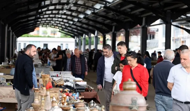 Kayseri Talas Antika Pazarı nostalji yaşattı